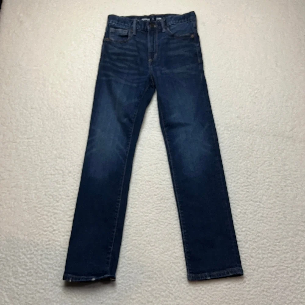 Old Navy Jeans Girls 12 Dark Wash‎ Skinny Built-In Flex Stretch Denim Slim Fit